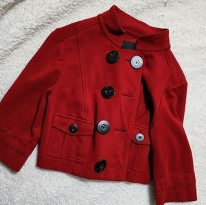 Girls 4 Yansi Fugel red peacoat